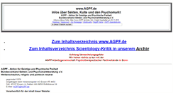 Desktop Screenshot of agpf.de